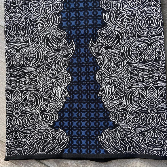 BCBGMaxAzria Irene Tribal Jacquard Pencil Bandage Skirt - Picture 13 of 13